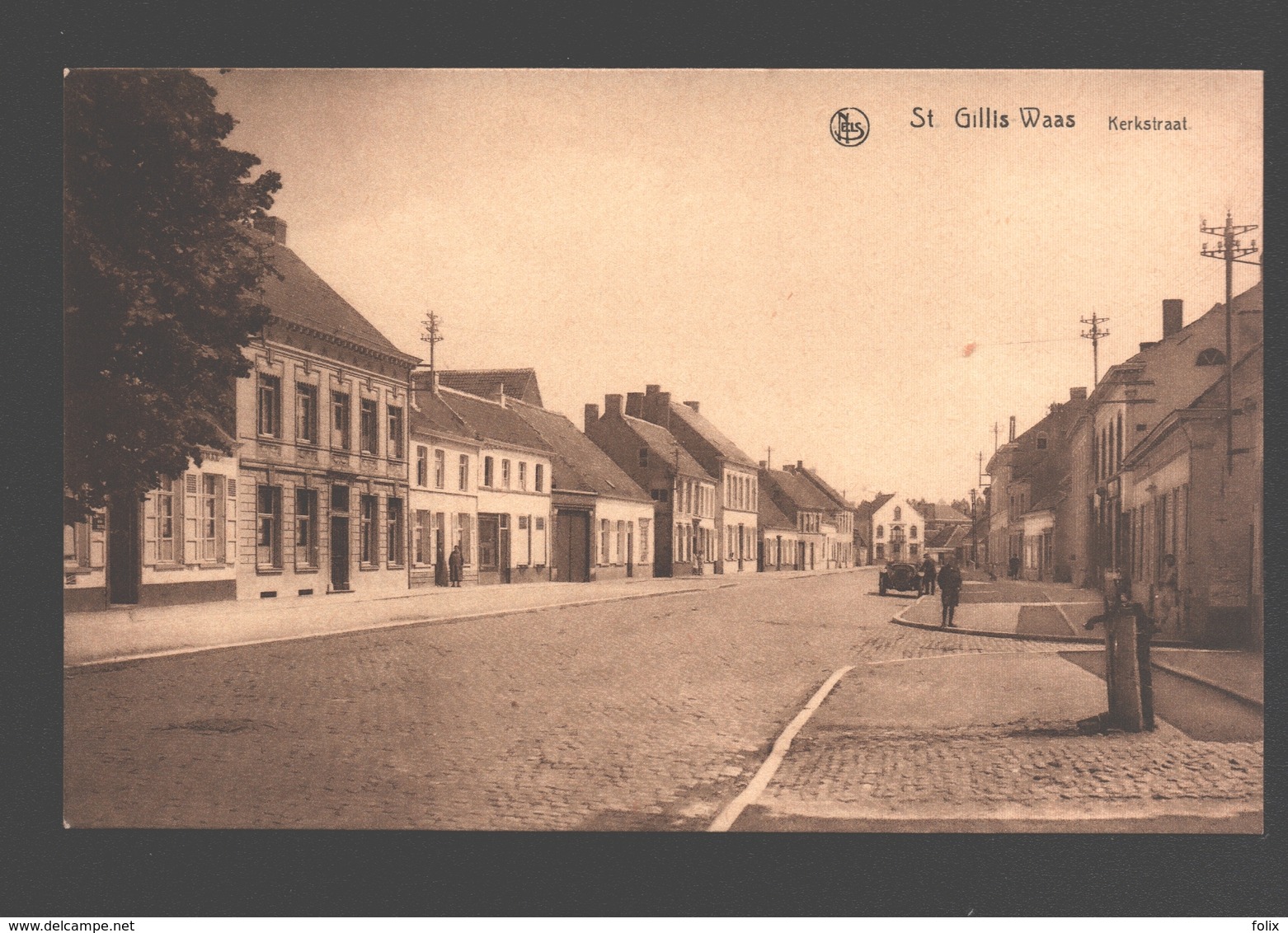 Sint-Gillis-Waas / St. Gillis-Waas - Kerkstraat - Uitgave E. Van Den Bosch - Nagels - Sint-Gillis-Waas