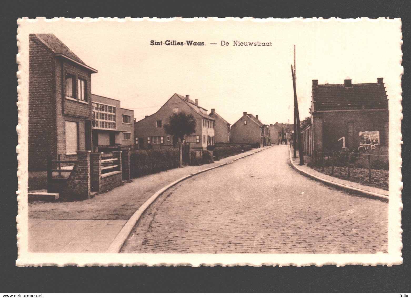 Sint-Gillis-Waas / Sint Gilles-Waas - De Nieuwstraat - Uitgave Em. Van Den Bosch - Sint-Gillis-Waas