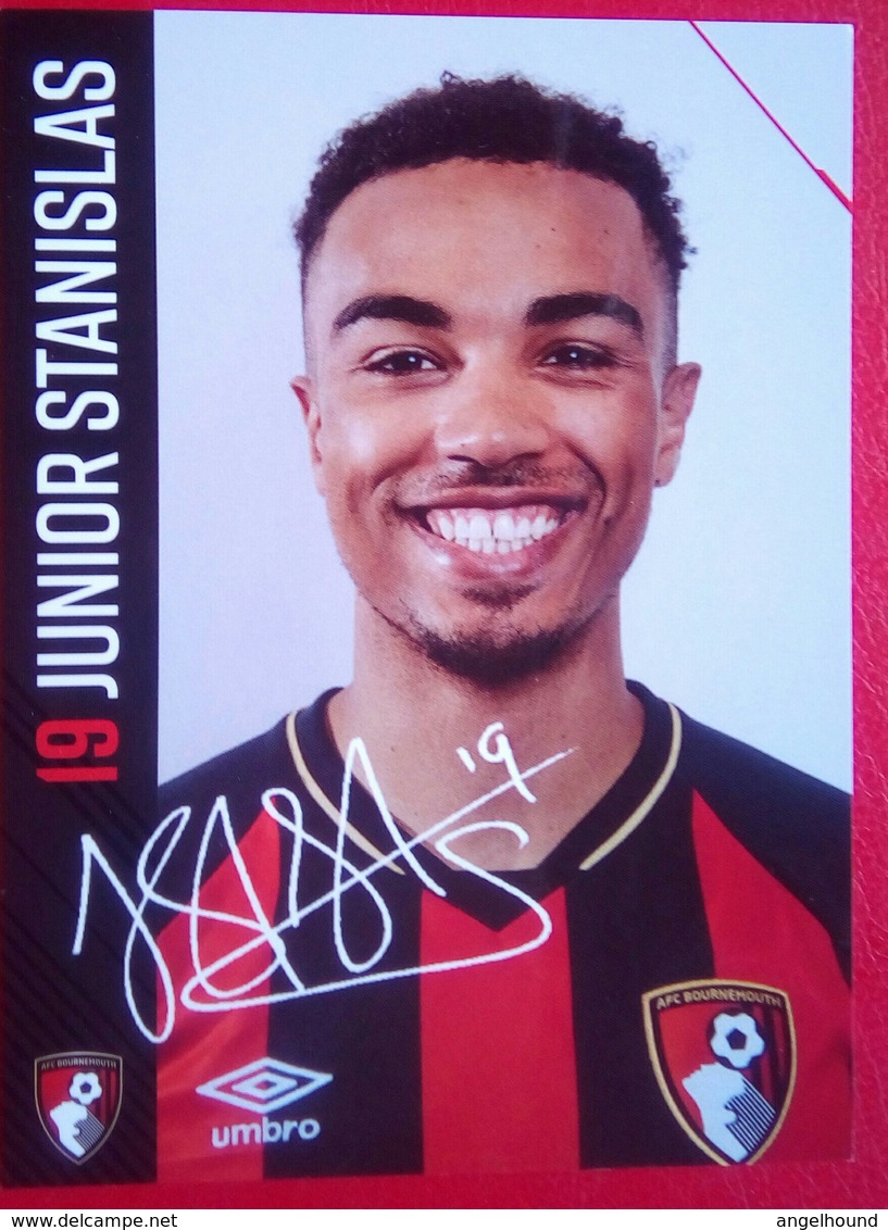 Junior Stanislas ( English Footballer) - Handtekening