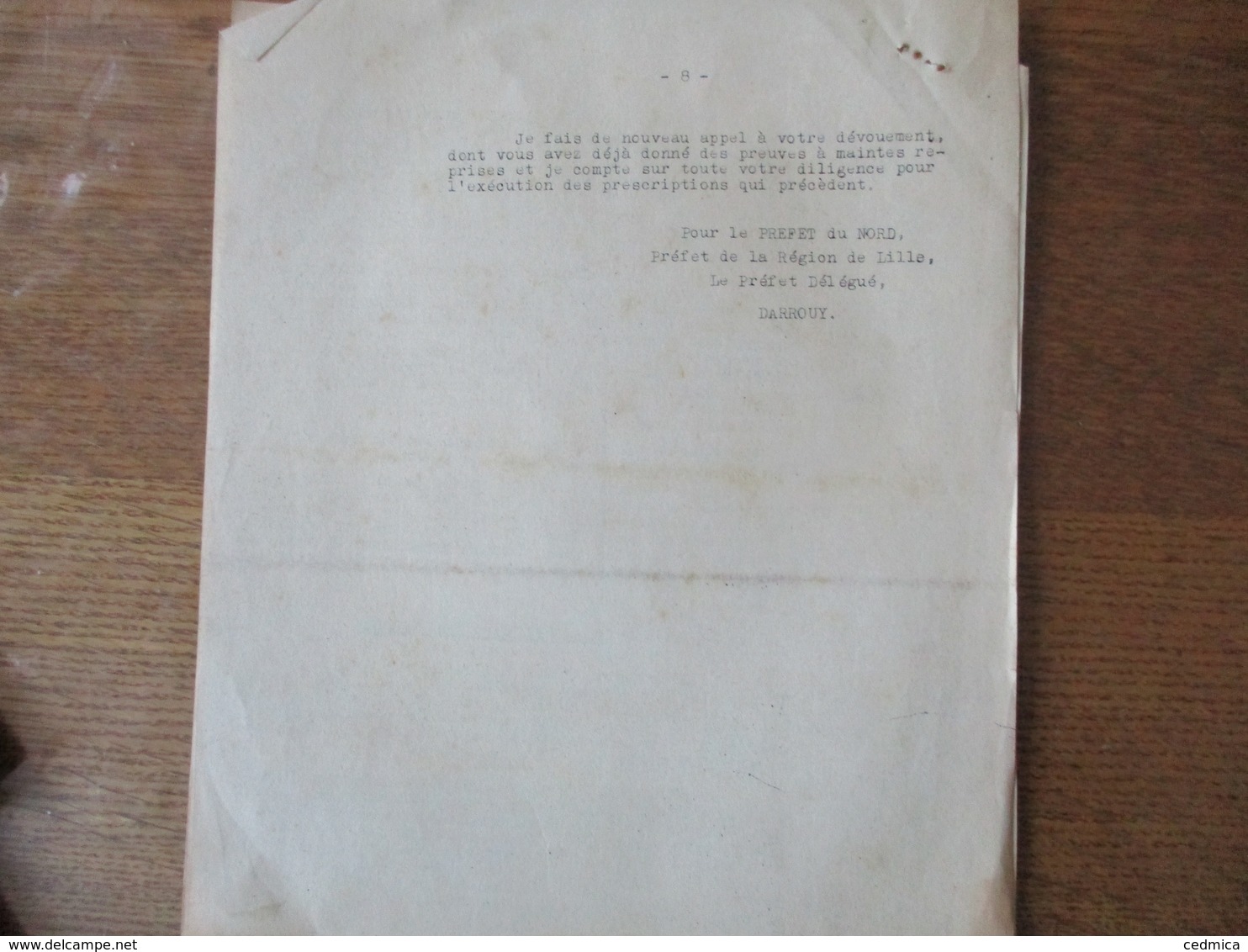 ETAT FRANCAIS LILLE LE 16 JANVIER 1942 LE PREFET DU NORD RAVITAILLEMENT DE LA POPULATION EN CHAUSSURES 8 PAGES - Documents Historiques