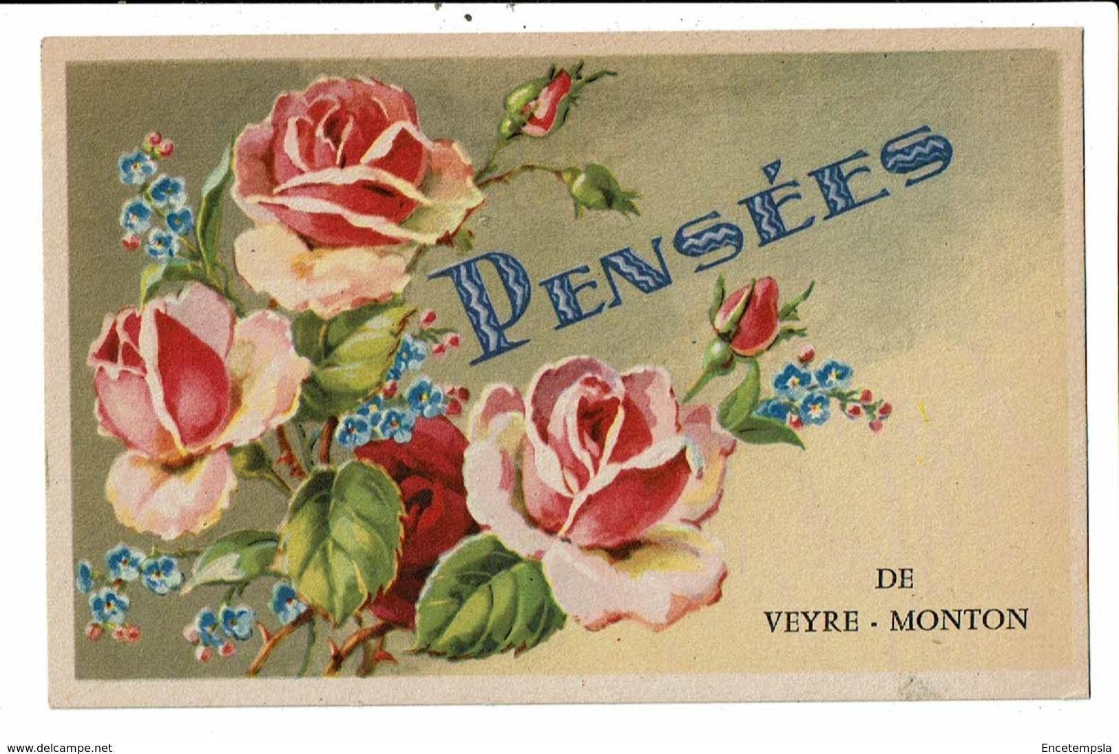 CPA Carte Postale France-Pensées De Veyre Monton-VM12542 - Veyre Monton