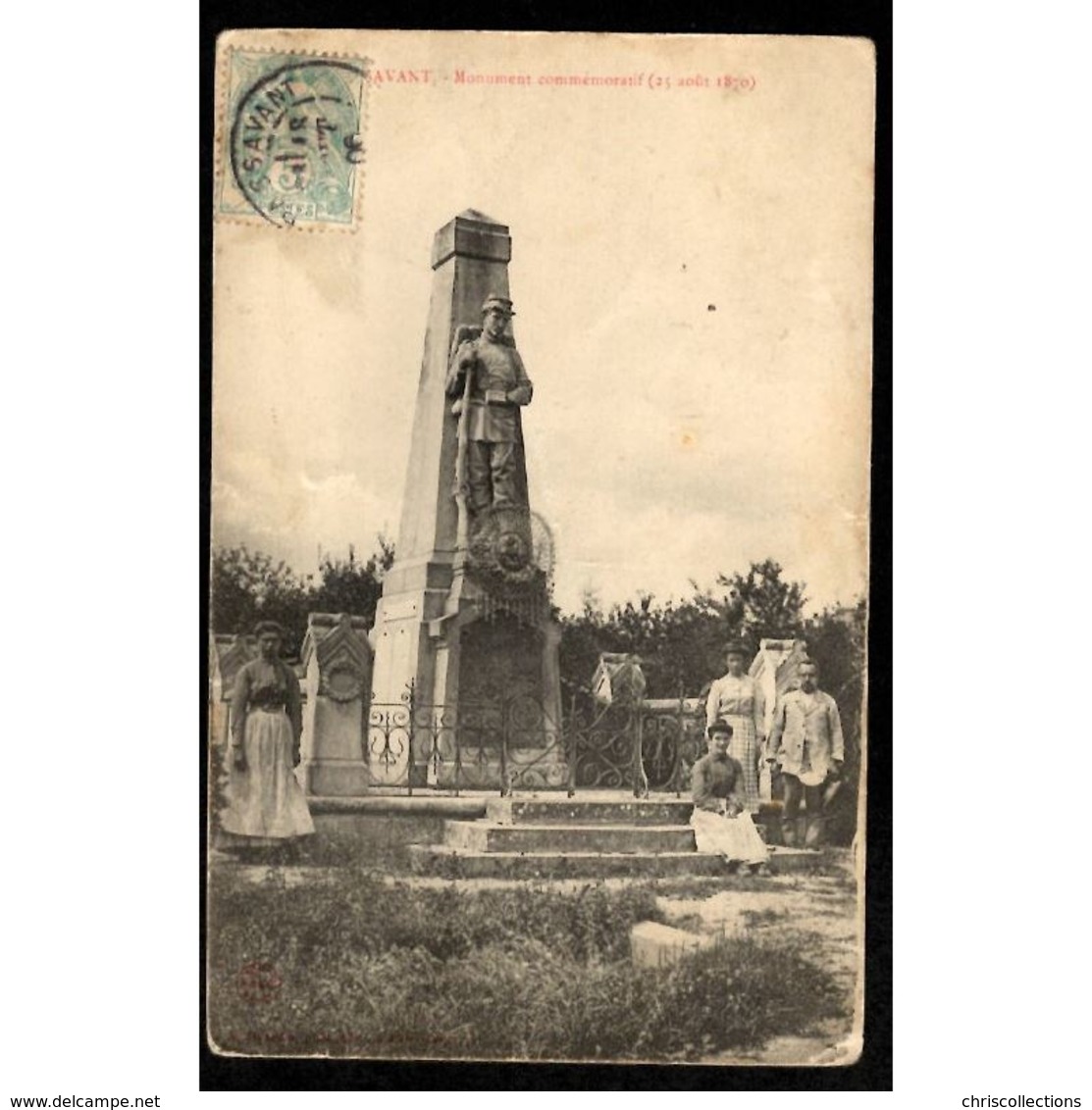 51 - PASSAVANT EN ARGONNE - Le Monument Commémoratif (25 Août 1870) - Autres & Non Classés