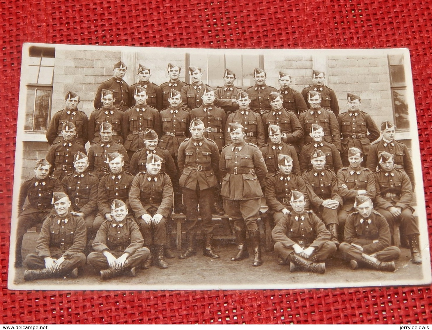 MILITARIA  -   Armée Belge  -  Photo De Groupe - Regiments