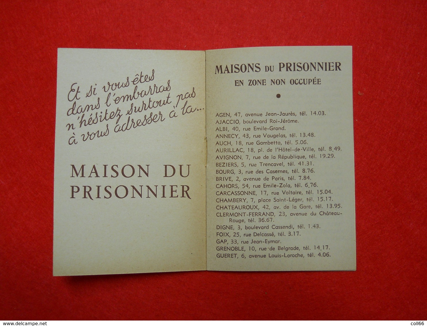Ww2 Carnet Ma Correspondance Avec "LUI" Prisonnier De Guerre Propagande Maréchal Pétain 8x12cm - 1939-45