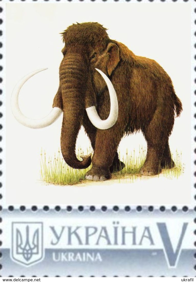 Ukraine 2019, Prehistoric Fauna, Animals, 1v - Ukraine