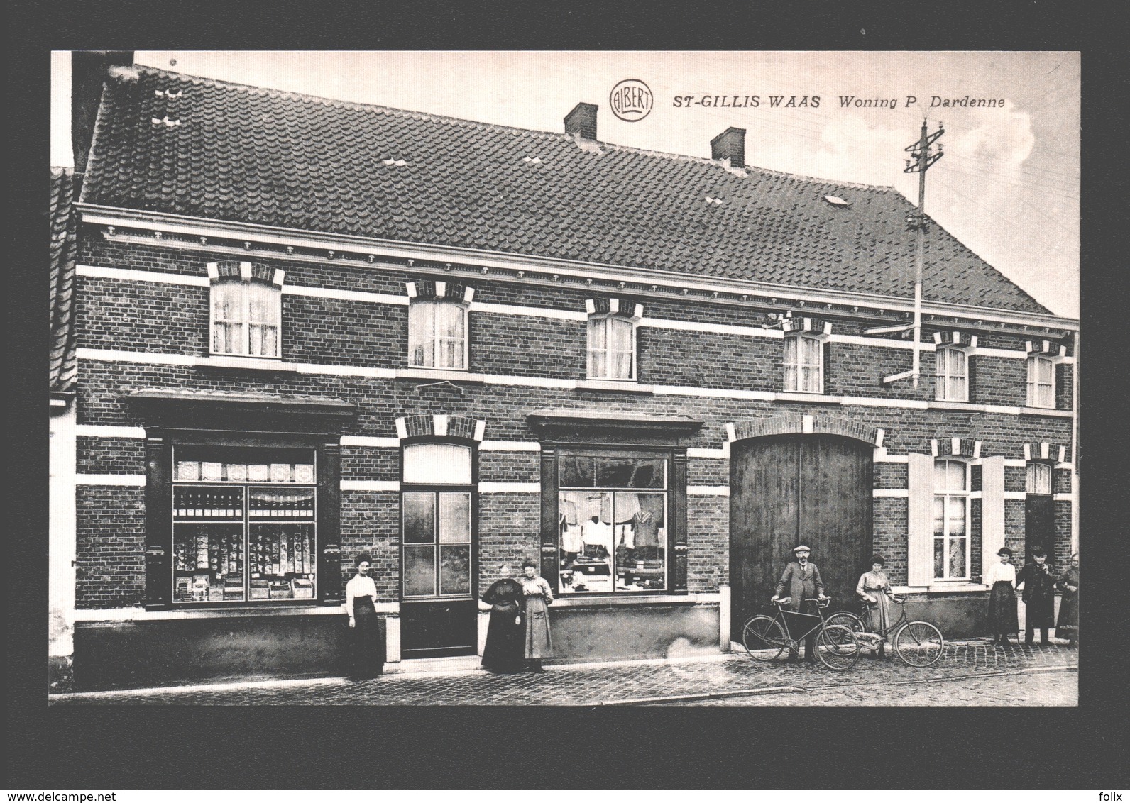 Sint-Gillis-Waas / St-Gillis-Waas - Woning P. Dardenne - Geanimeerd Uitgave Albert - Sint-Gillis-Waas