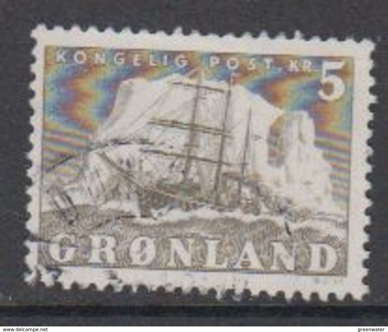 Greenland 1958 Definitive / Arktisschiff 5Kr Used (46125A) - Usados