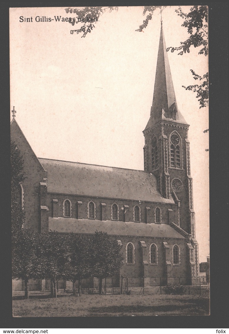 Sint-Gillis-Waas / Sint Gillis-Waes - De Kerk - Uitgave De Nys - Sint-Gillis-Waas