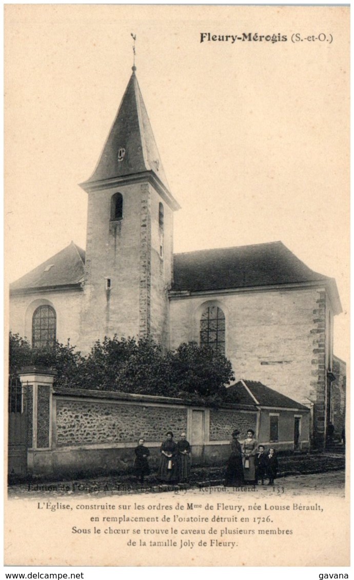 91 FLEURY-MEROGIS - L'église - Fleury Merogis