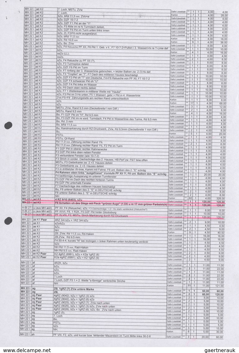 Nachlässe: ALLE WELT - Substanziell Guter Nachlaßposten In 14 Alben, Einem Folder, Einem Kl. Karton - Vrac (min 1000 Timbres)