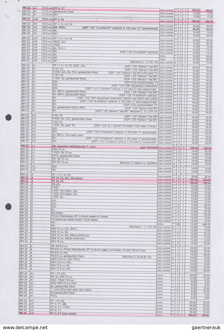 Nachlässe: ALLE WELT - substanziell guter Nachlaßposten in 14 Alben, einem Folder, einem kl. Karton