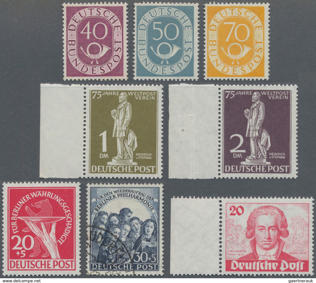 Nachlässe: DEUTSCHLAND NACH 1945, Umfangreicher Nachlass In 7 Kartons Mit Schwerpunkt Bei Den Ausgab - Lots & Kiloware (mixtures) - Min. 1000 Stamps