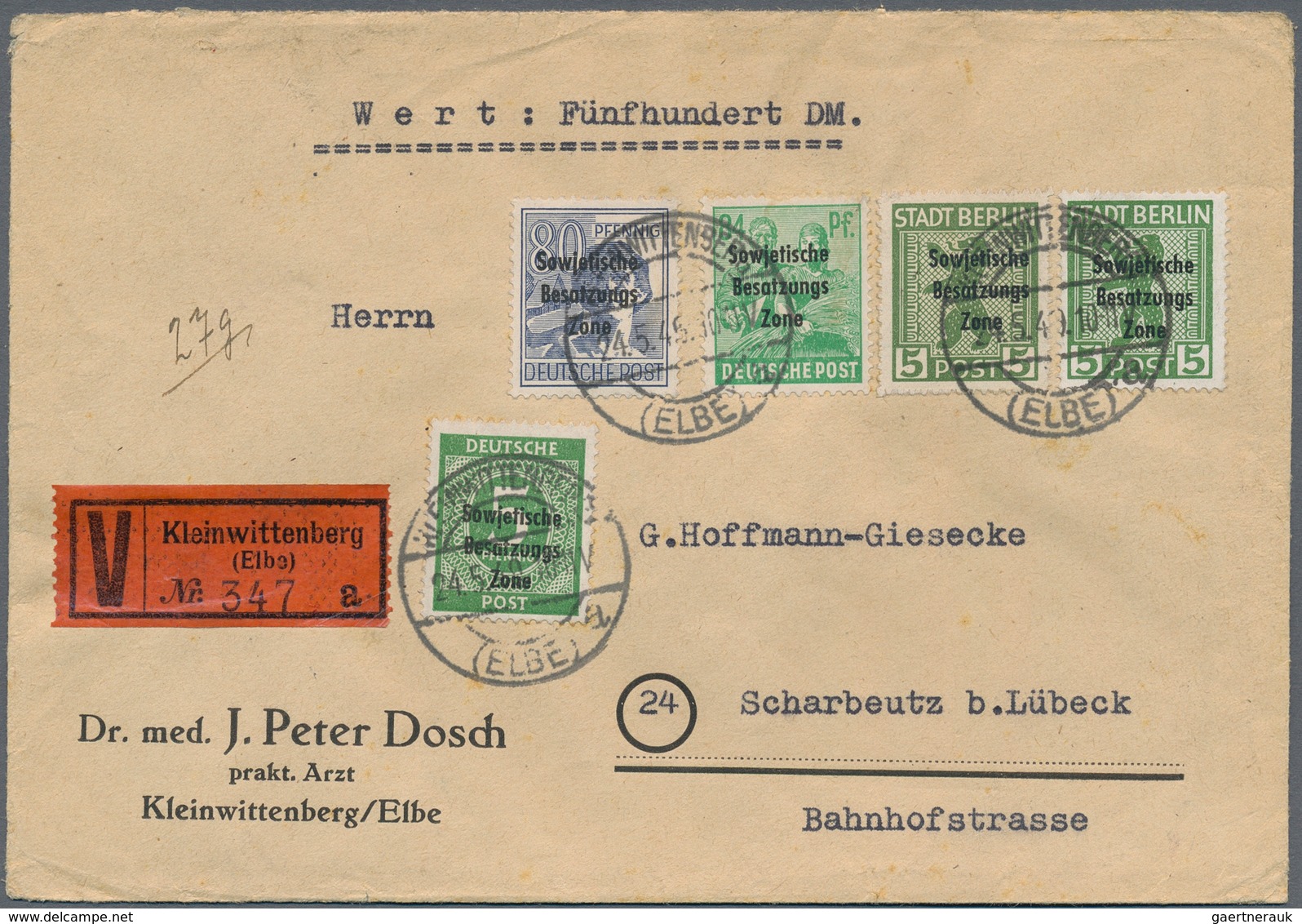 Nachlässe: 1915/1996 Ca., 6 Briefauswahlhefte Mit Deutschen Briefen Und Ganzsachen Mit Hauptwert Deu - Vrac (min 1000 Timbres)
