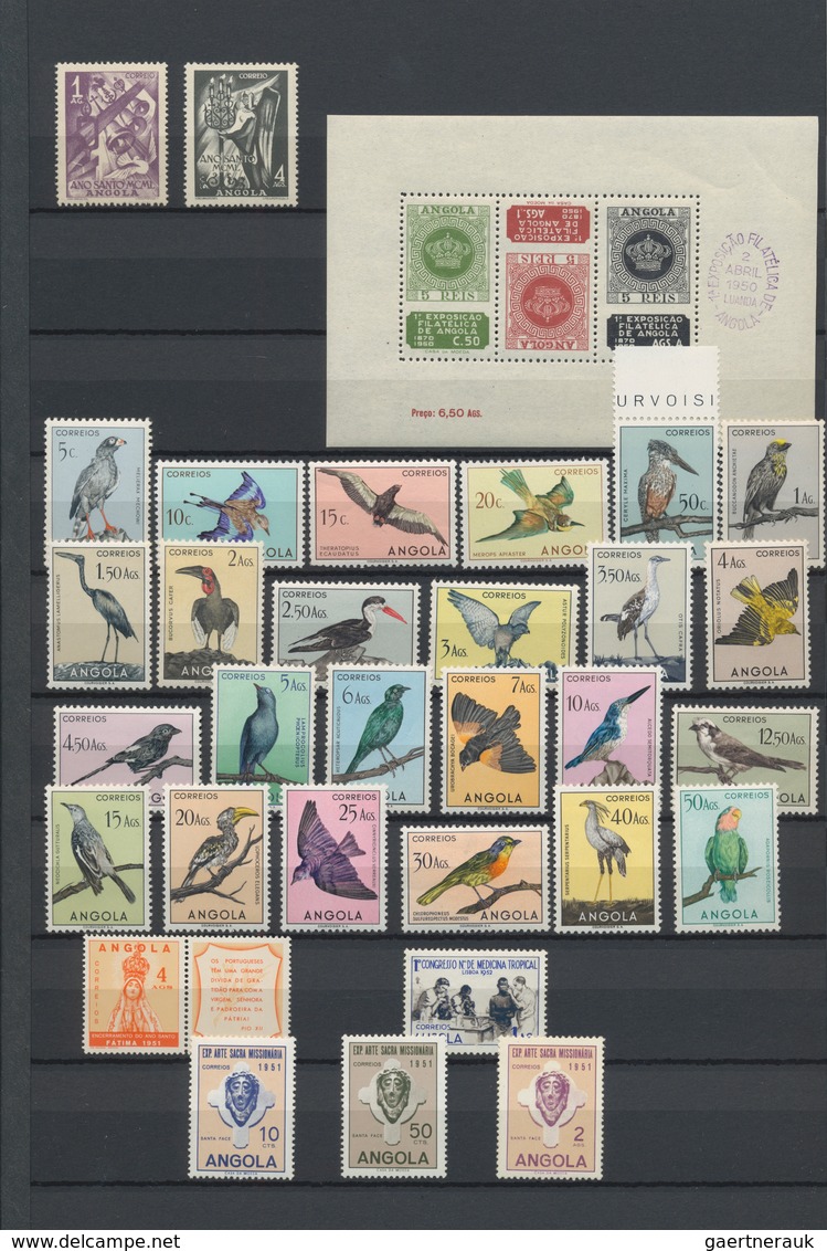 Angola: 1946/1974, Beautiful Mint Never Hinged Collection Of The Portugues Colonial Times. Including - Angola