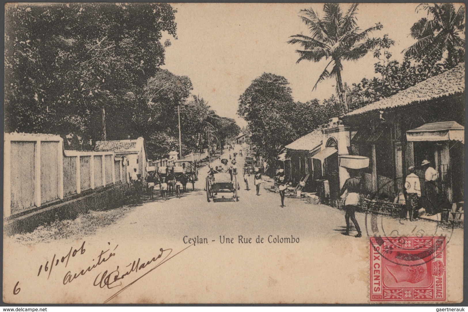 Ceylon / Sri Lanka: 1890's-1930's PICTURE POSTCARDS: Collection Of About 370 Picture Postcards, Used - Sri Lanka (Ceylon) (1948-...)