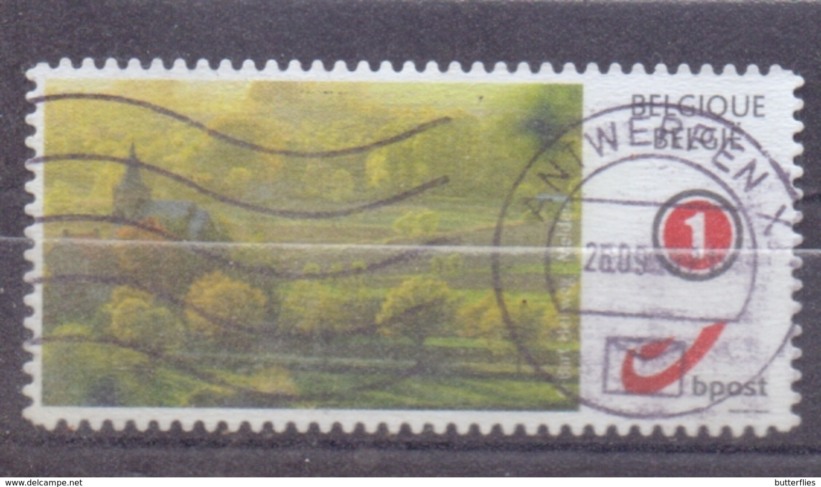 België - Duostamp  - Zonder Papierresten - Usados