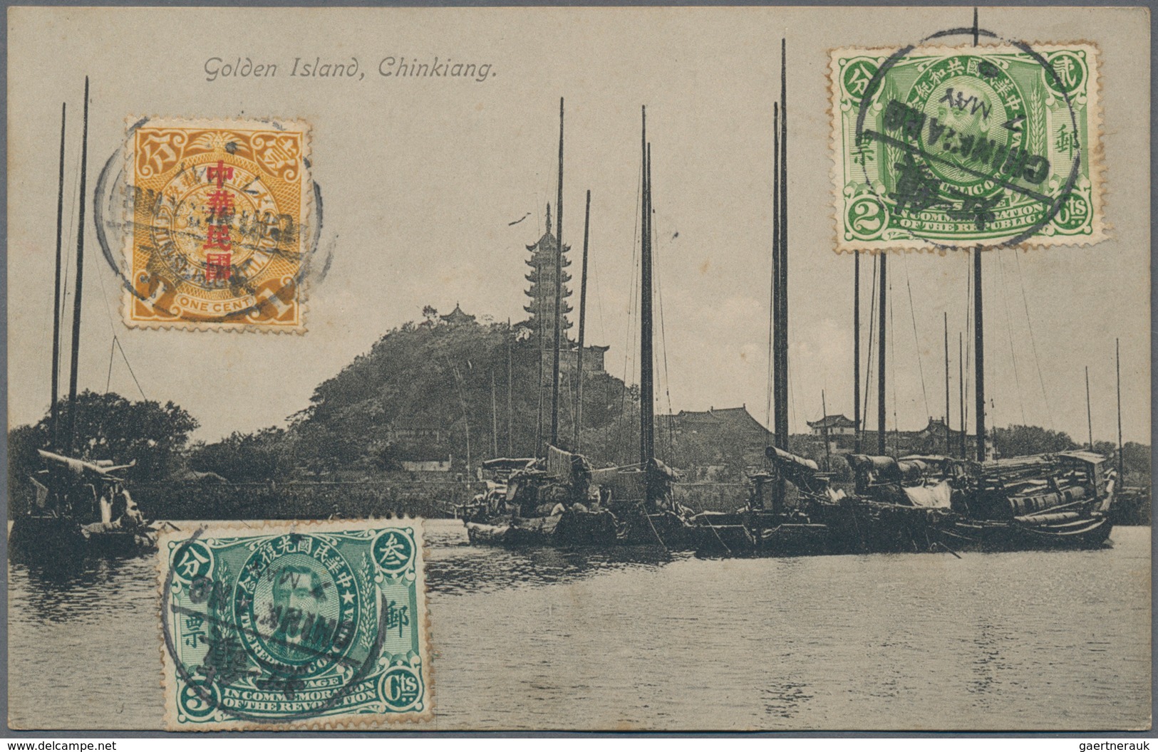 China: 1898/1913 (ca.), Picture Post Cards Of Chinese City Scenes (19, 14 With Coiling Dragons/comme - Autres & Non Classés
