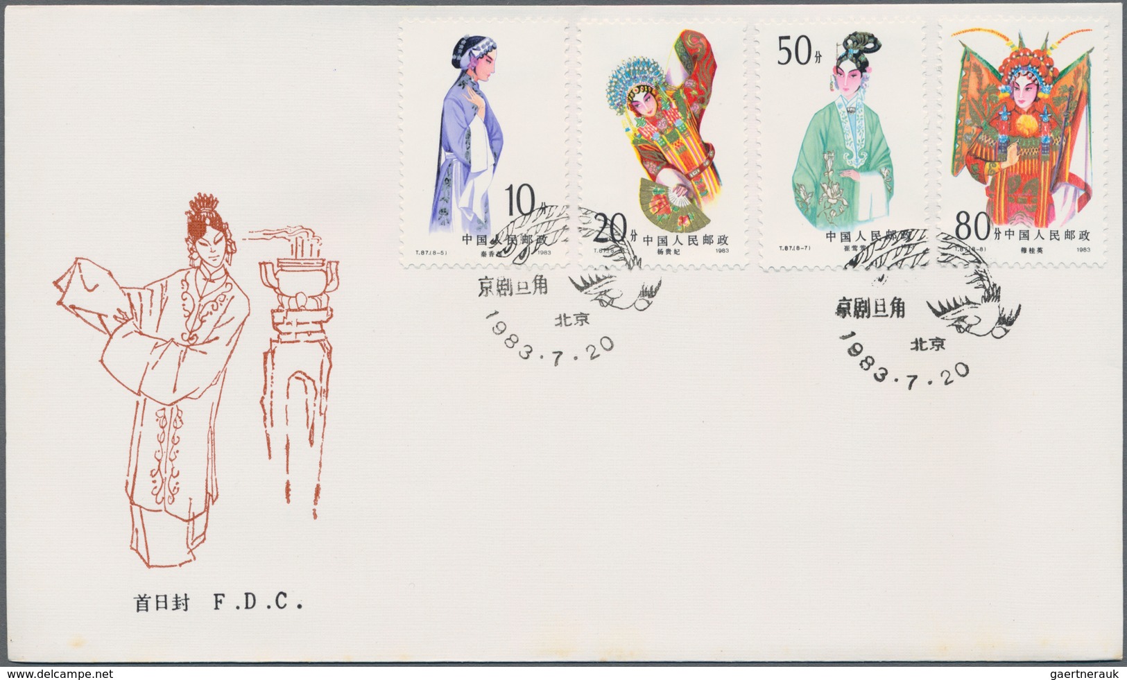 China: 1900/2000 (ca.), Very Diverse Collection Including Stamps, Covers, FDCs, Stationeries, Telegr - Autres & Non Classés