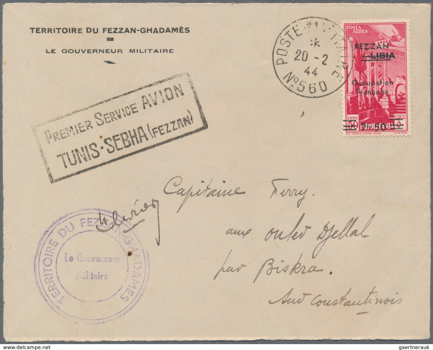 Fezzan: 1944-1952, Collection Of The French Occupied Territory Of Fezzan, Mounted By The French Offi - Covers & Documents