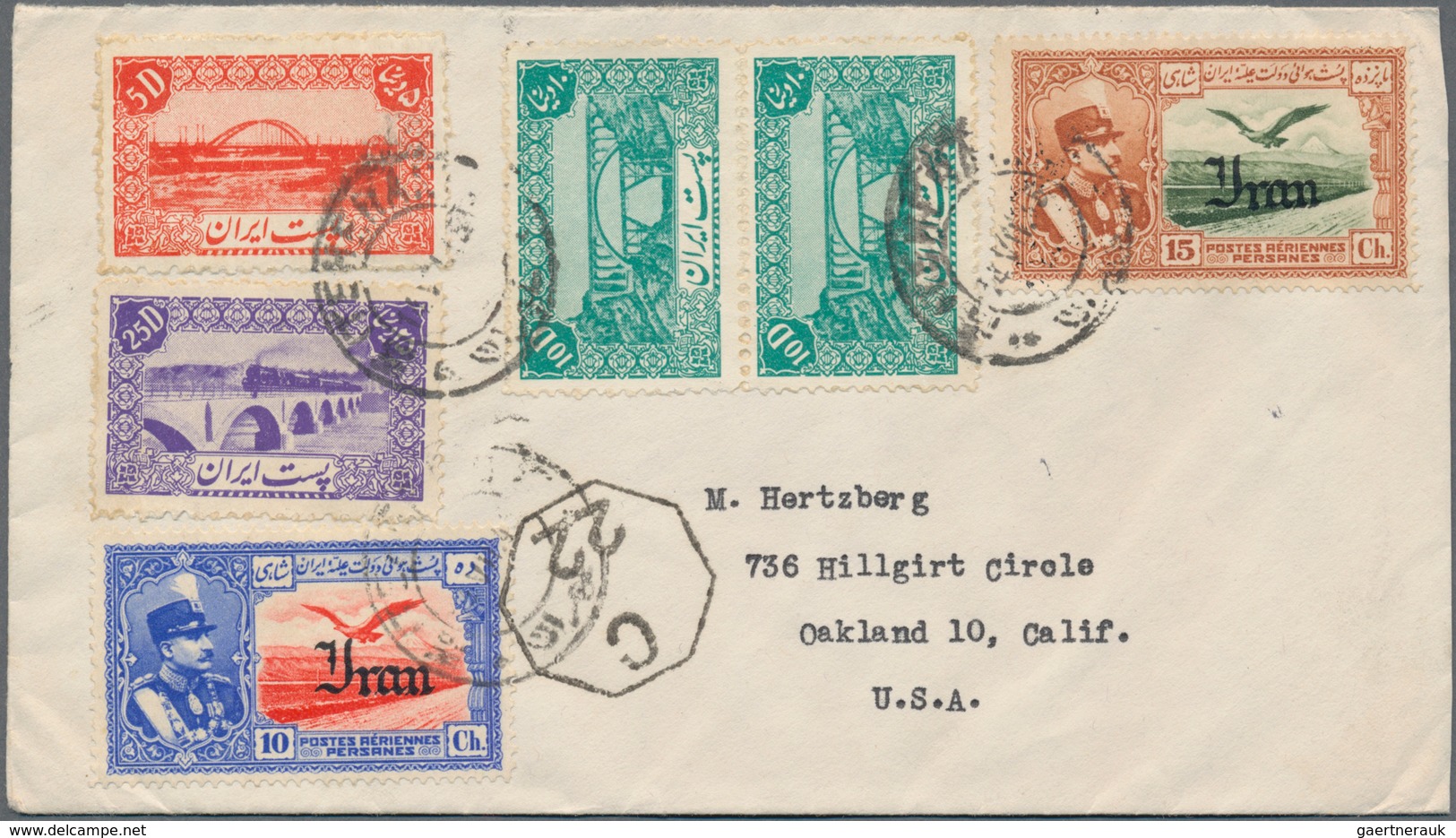 Iran: 1903/91 (ca.), lot covers only (129) inc. anglo-russia double censorship (3, one with german c