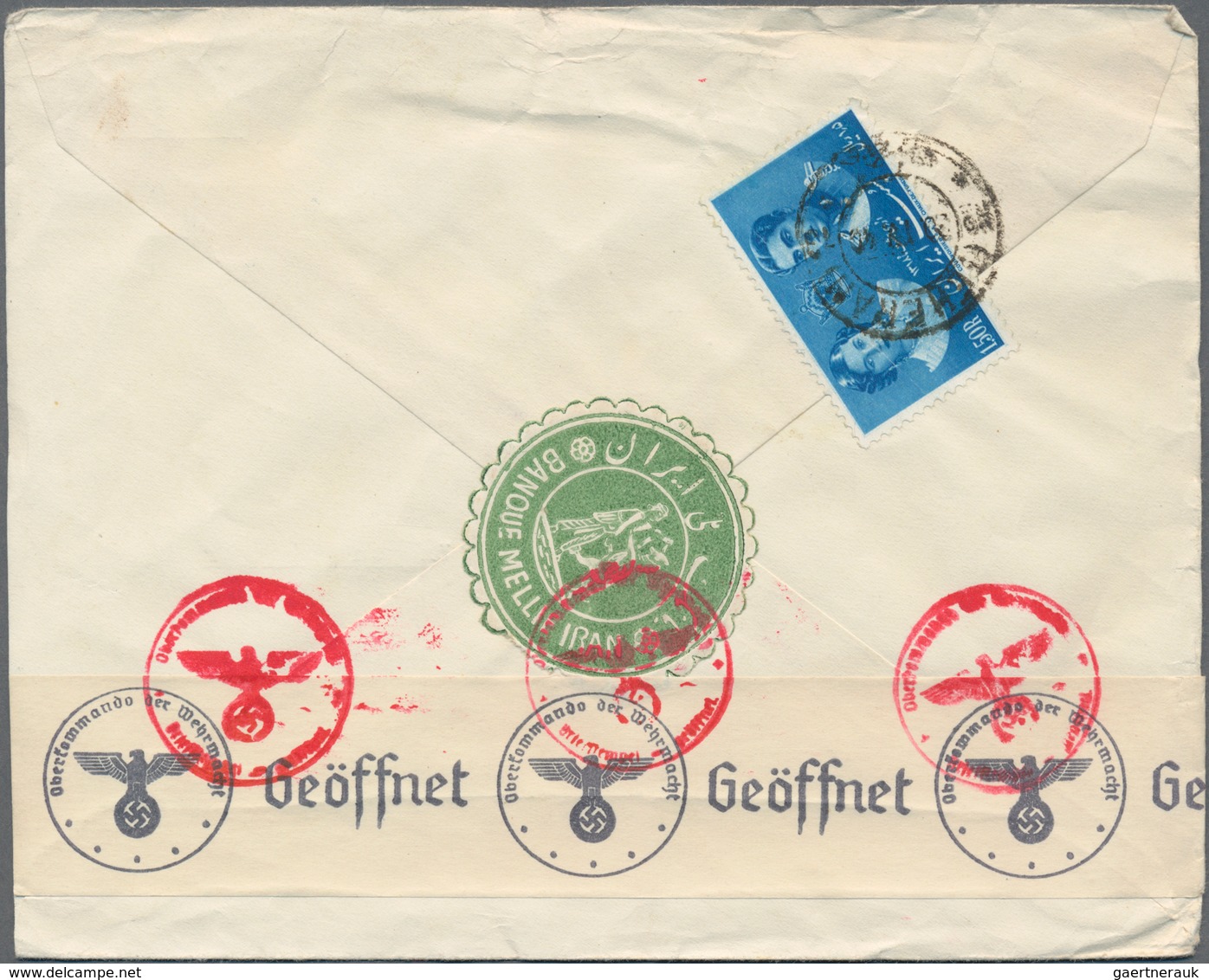 Iran: 1903/91 (ca.), lot covers only (129) inc. anglo-russia double censorship (3, one with german c