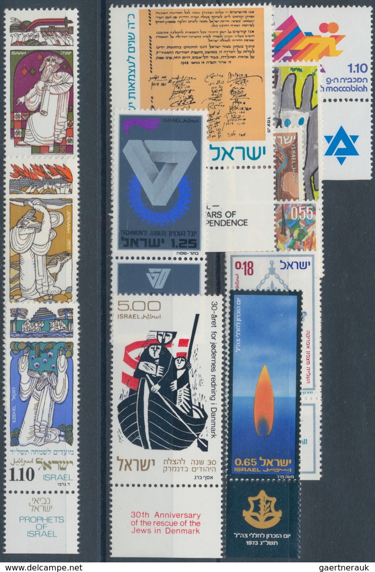 Israel: 1954/1978, Huge Stock With Year Sets In The Following Amounts And Completeness: 1954(300); 1 - Lettres & Documents