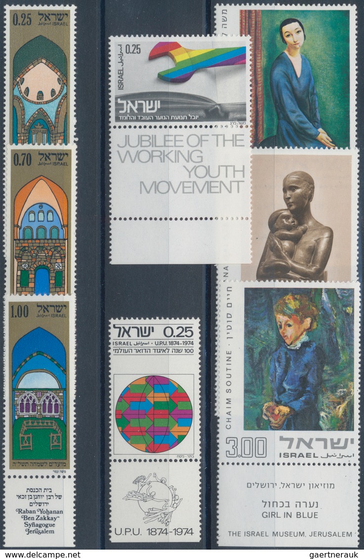 Israel: 1954/1978, huge stock with year sets in the following amounts and completeness: 1954(300); 1