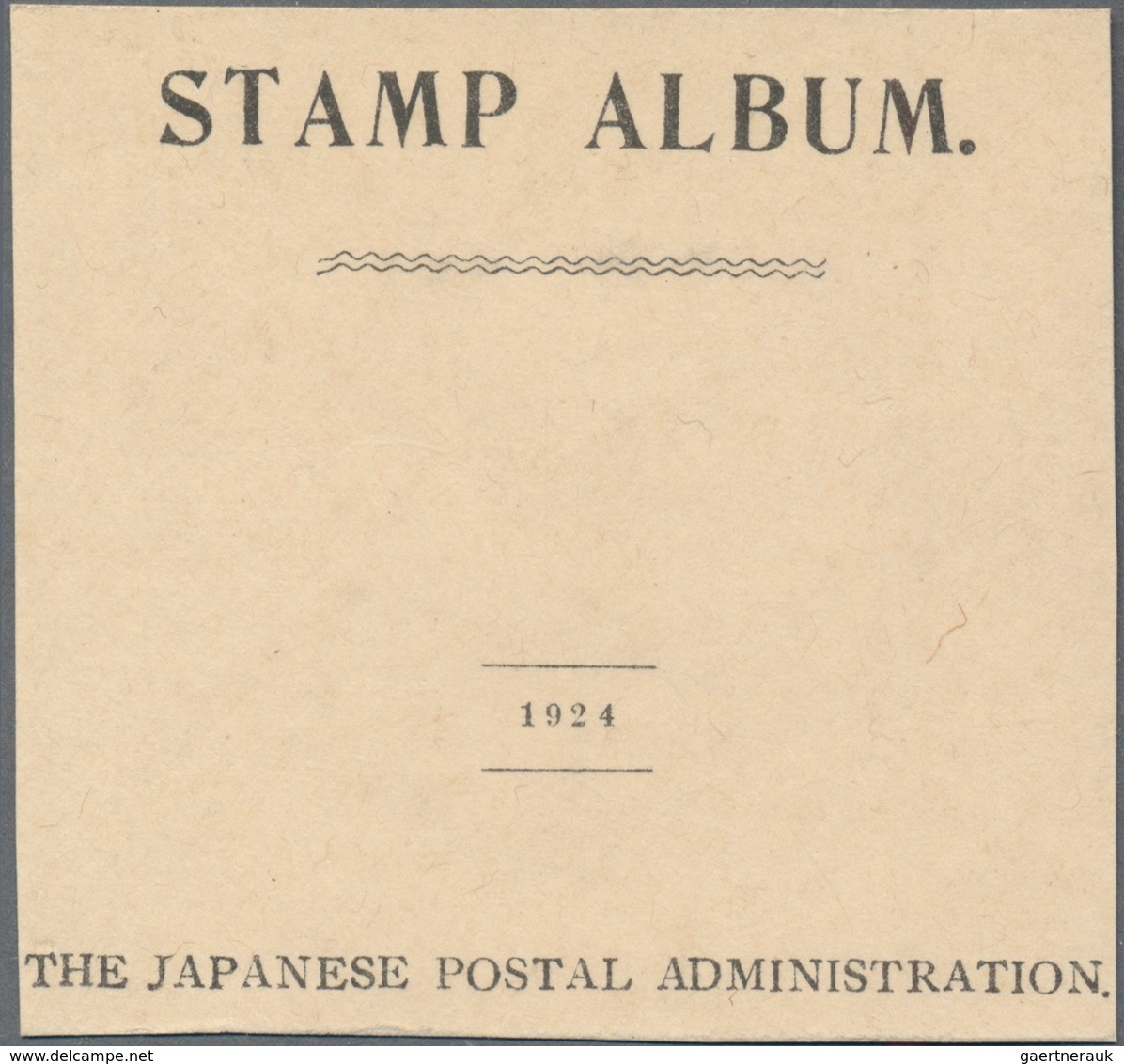 Japan: 1914/23, Mostly Definitives Pasted On Cout-outs From 1924 Official Stamp Album Inc. Tazawa Gr - Other & Unclassified
