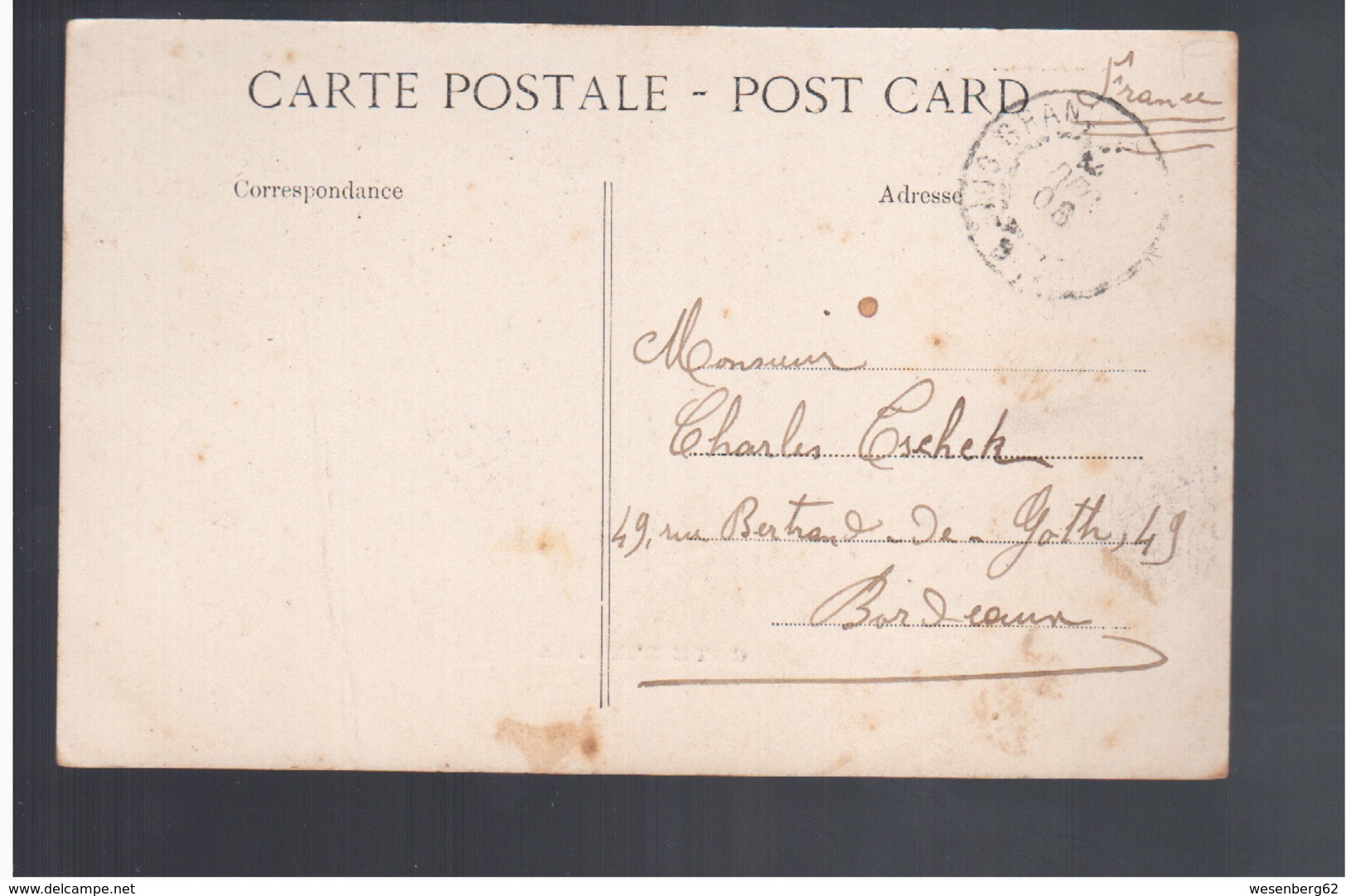 Cote D'Ivoire ABOISSO - Visite Du Médecin 1906 Old Postcard - Côte-d'Ivoire