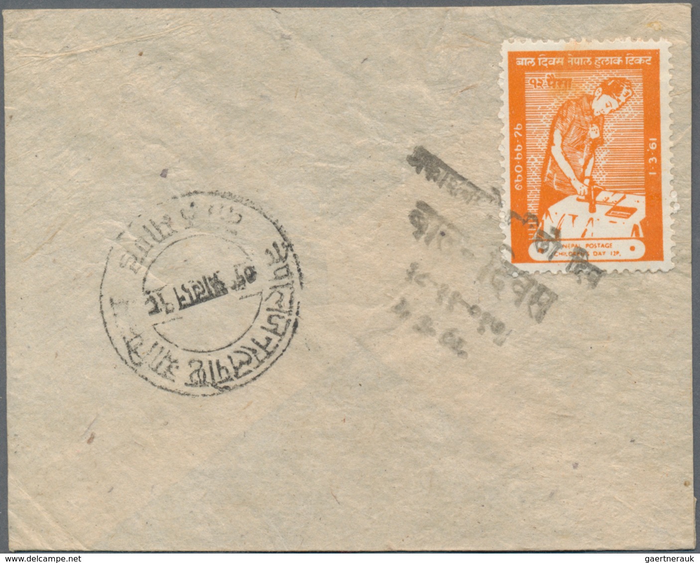 Nepal: 1920's-2000's Ca.: About 350 Covers, Postcards And FDC's. - Nepal
