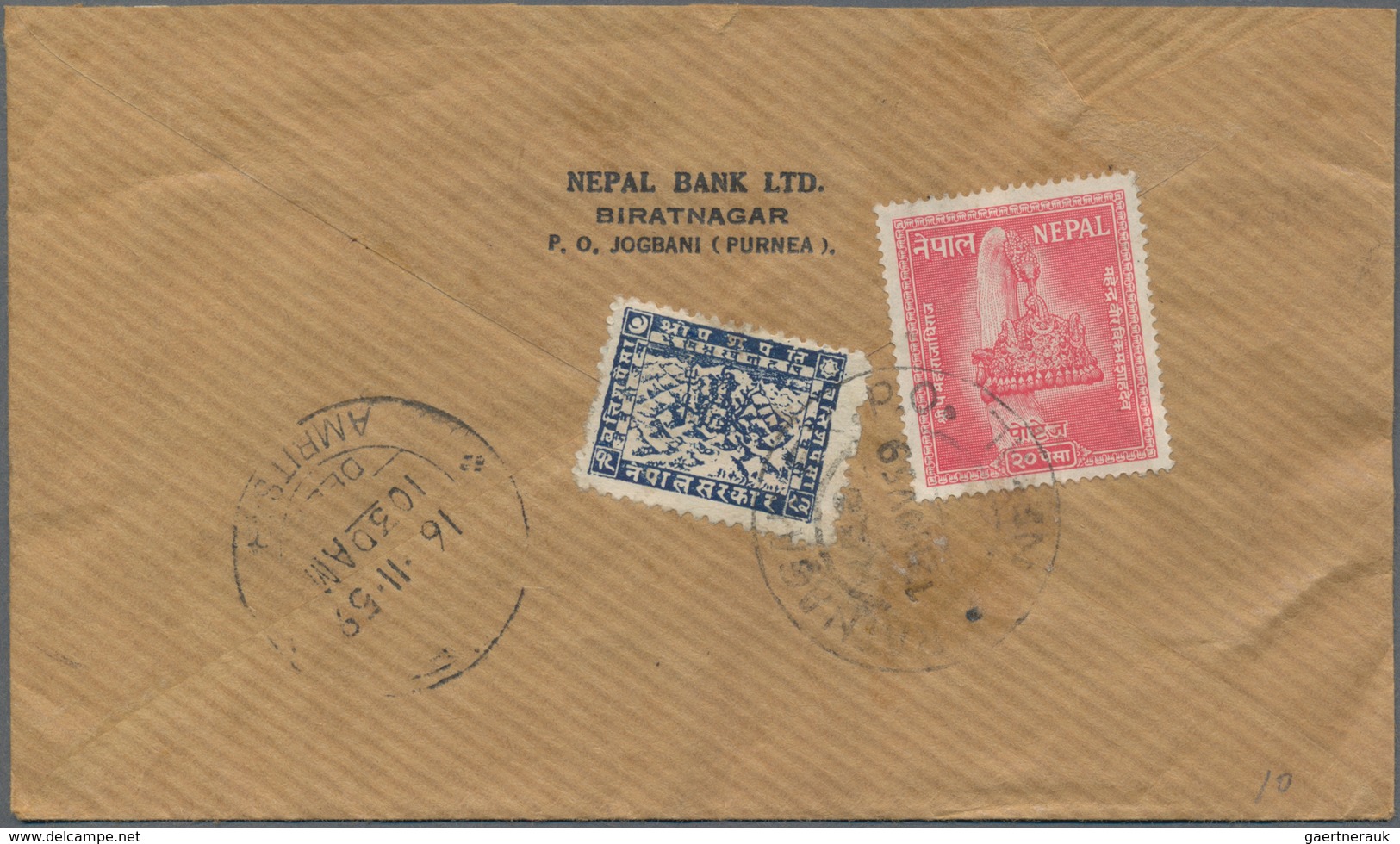 Nepal: 1920's-2000's Ca.: About 350 Covers, Postcards And FDC's. - Nepal