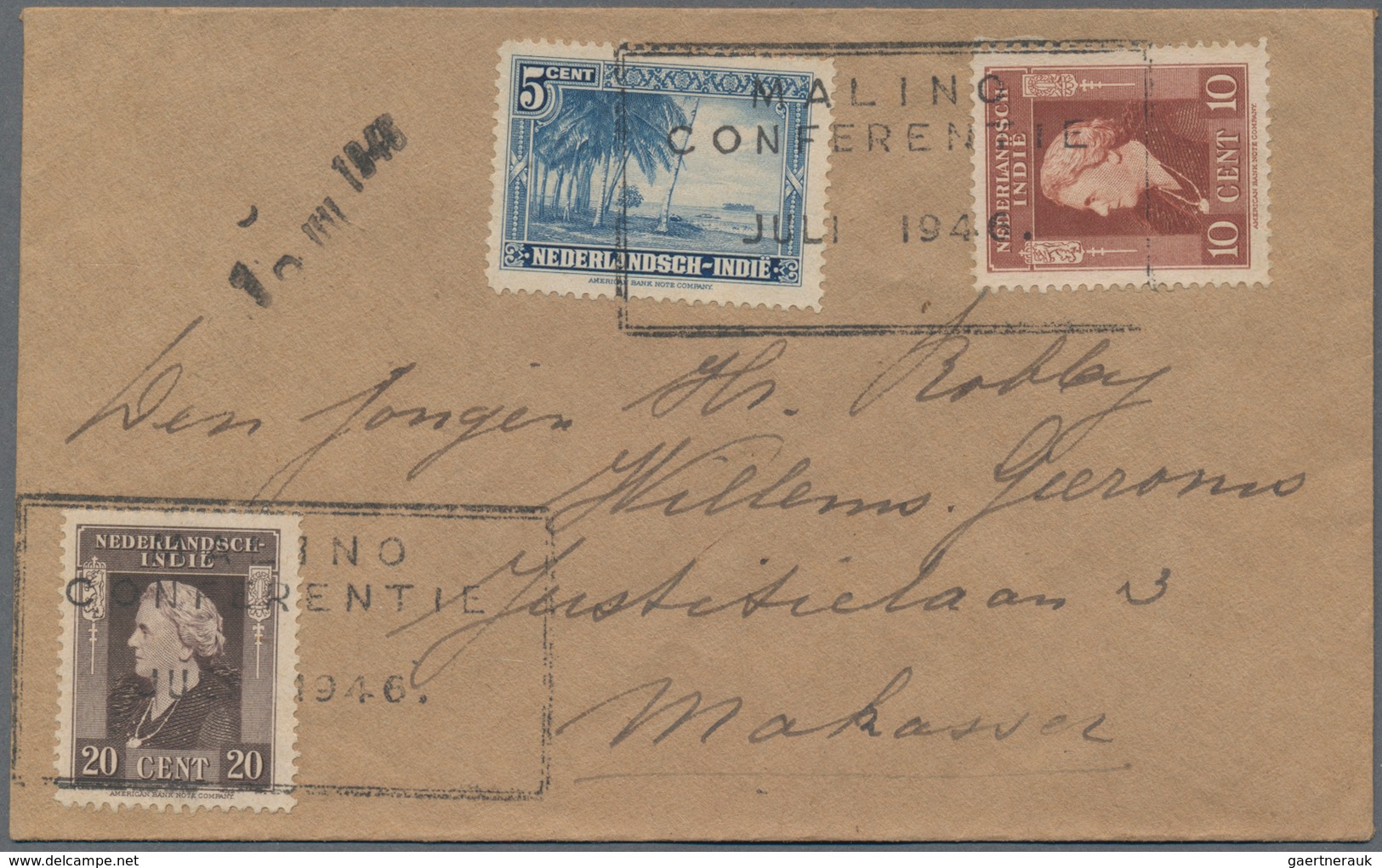 Niederländisch-Indien: 1880/1950 Ca., Comprehensive Lot Of Ca.270 Covers, Cards And Stationeries, Co - Indes Néerlandaises