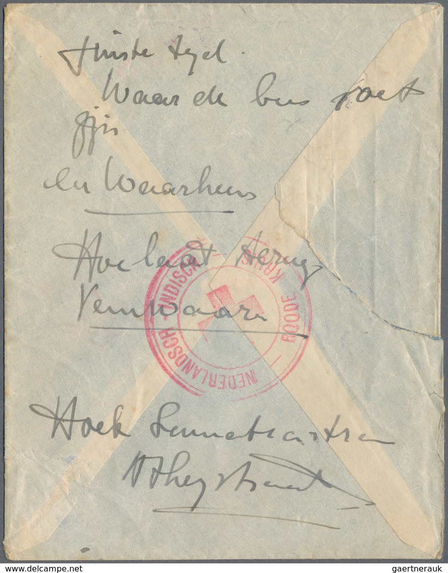 Niederländisch-Indien: 1944/48, Covers In Connection W. Whereabouts Of Relatives In Netherlands Indi - Netherlands Indies