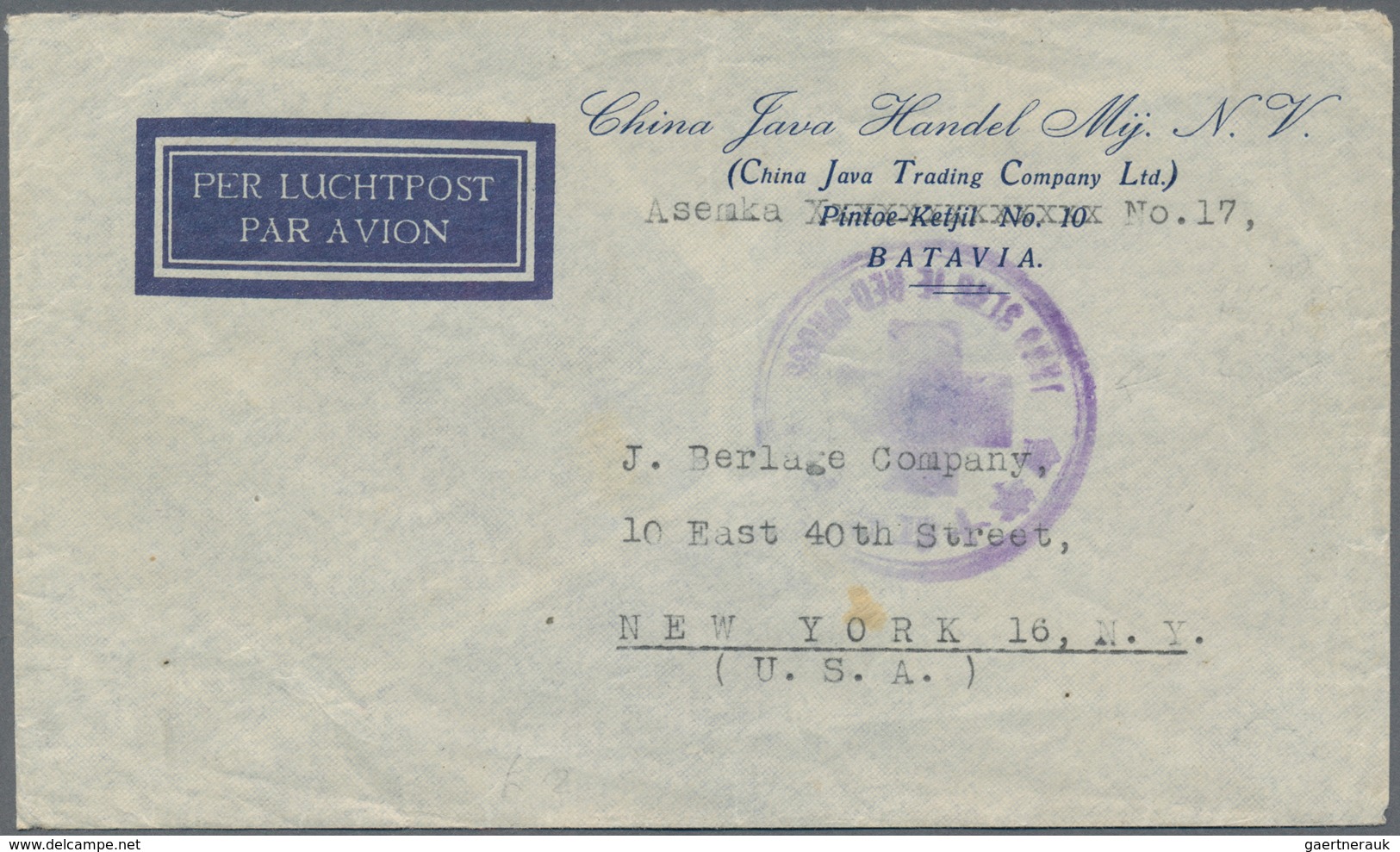 Niederländisch-Indien: 1944/48, Covers In Connection W. Whereabouts Of Relatives In Netherlands Indi - Netherlands Indies