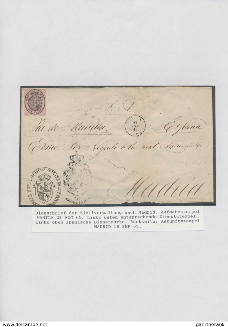 Philippinen: 1850-1946: "The Postal History Of The Philippines": Specialized Collection Of Hundreds - Philippines