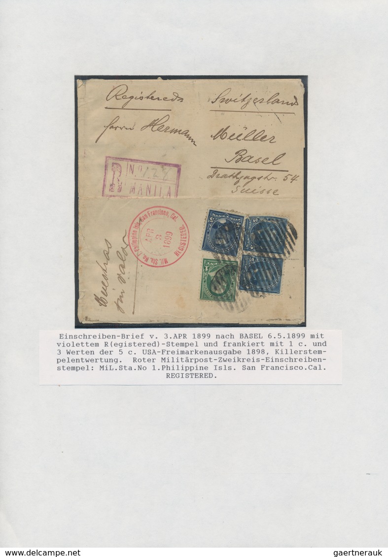 Philippinen: 1850-1946: "The Postal History Of The Philippines": Specialized Collection Of Hundreds - Philippinen