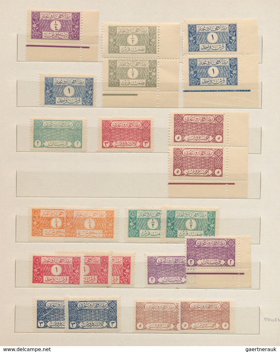 Saudi-Arabien - Hedschas: 1916-1950's: Collection And Accumulation Of Mint And Used Stamps From Hedj - Saudi Arabia