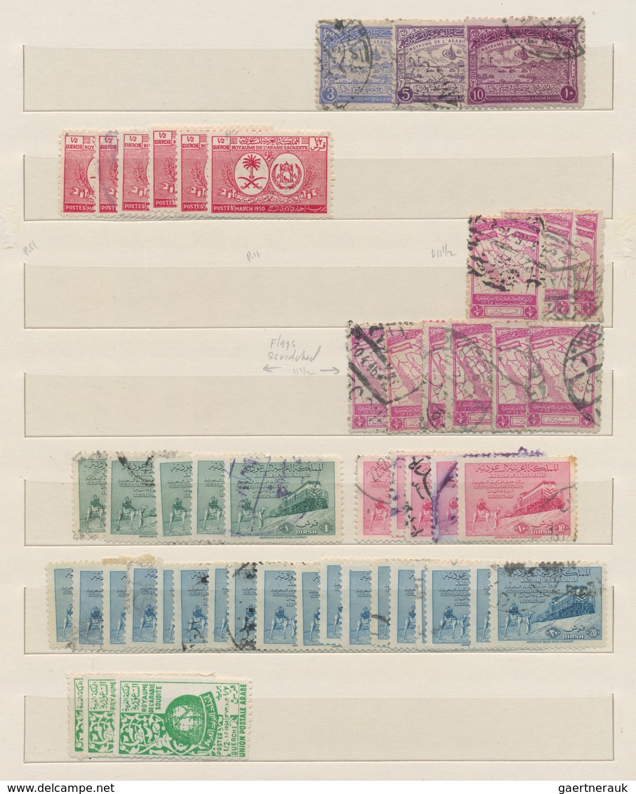 Saudi-Arabien - Hedschas: 1916-1950's: Collection And Accumulation Of Mint And Used Stamps From Hedj - Saudi Arabia