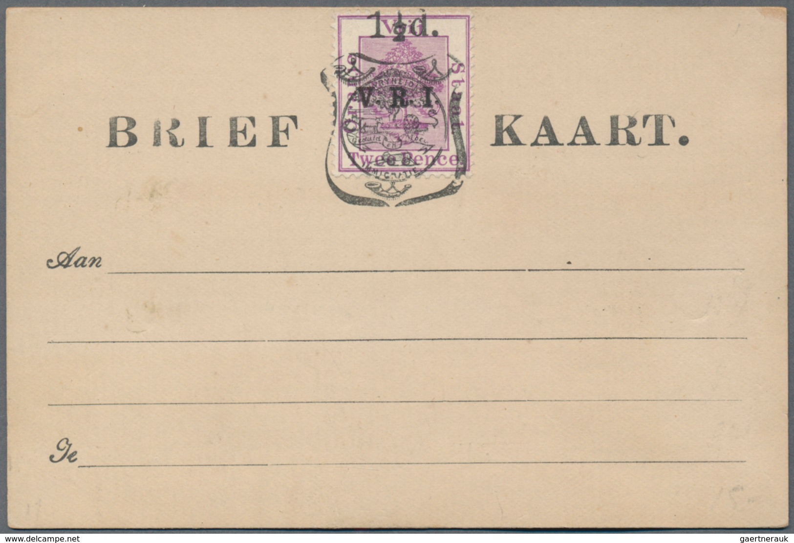 Oranjefreistaat - Ganzsachen: 1884-1904: About 120 Postal Stationery Items Unused, With About 100 Po - Autres & Non Classés