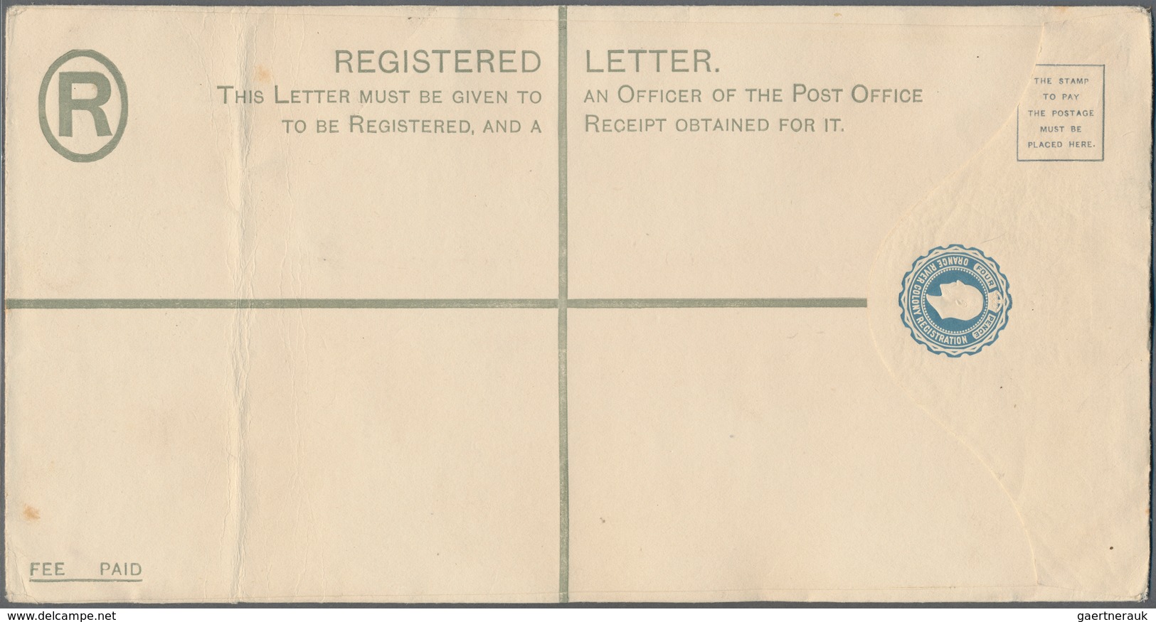 Oranjefreistaat - Ganzsachen: 1884-1904: About 120 Postal Stationery Items Unused, With About 100 Po - Autres & Non Classés