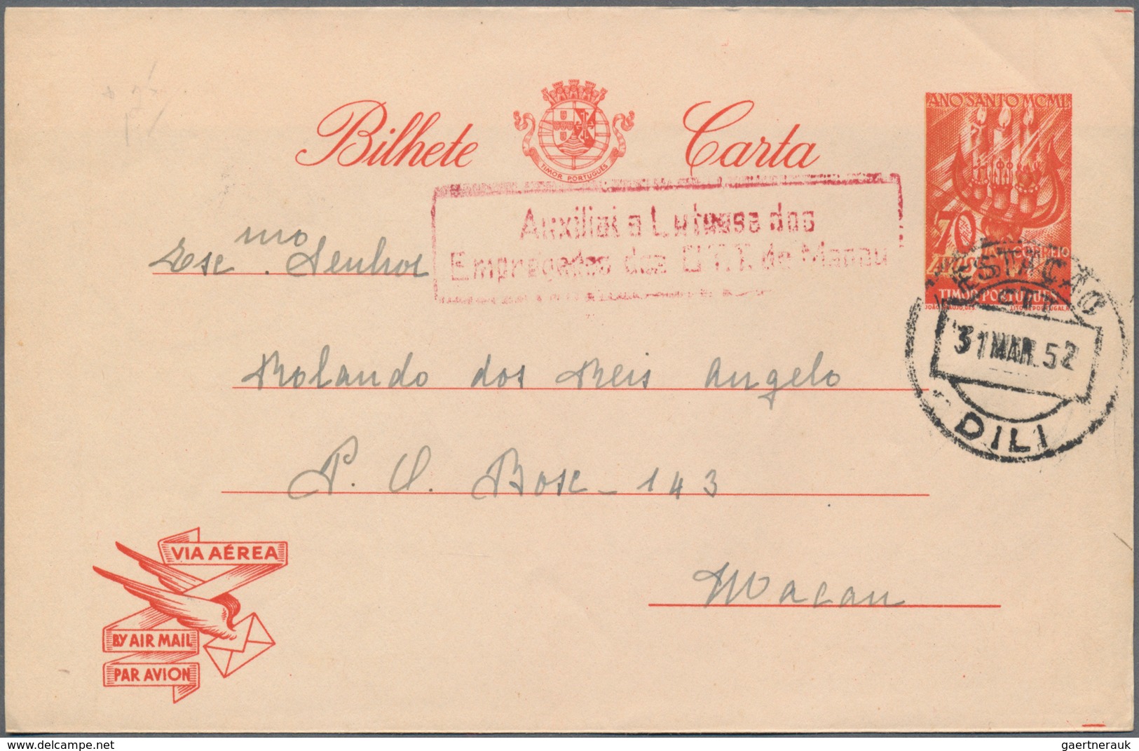 Timor - Ganzsachen: 1890/1951 (ca.), Mostly Mint Lot Stationery Inc. Cards (17 + One Cto), Letter Ca - Autres & Non Classés