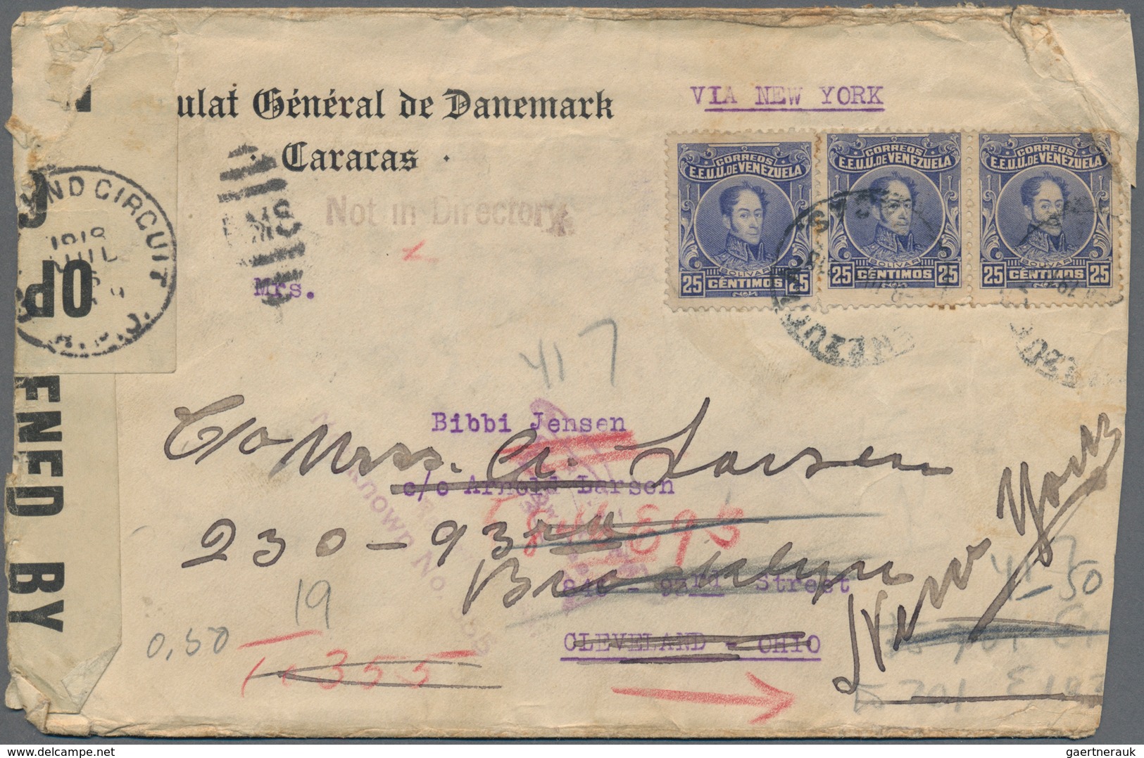 Venezuela: 1925/1960 (ca.): Accumulation Of 463 Covers Most Of Them Airmail Covers, Some Registered - Venezuela