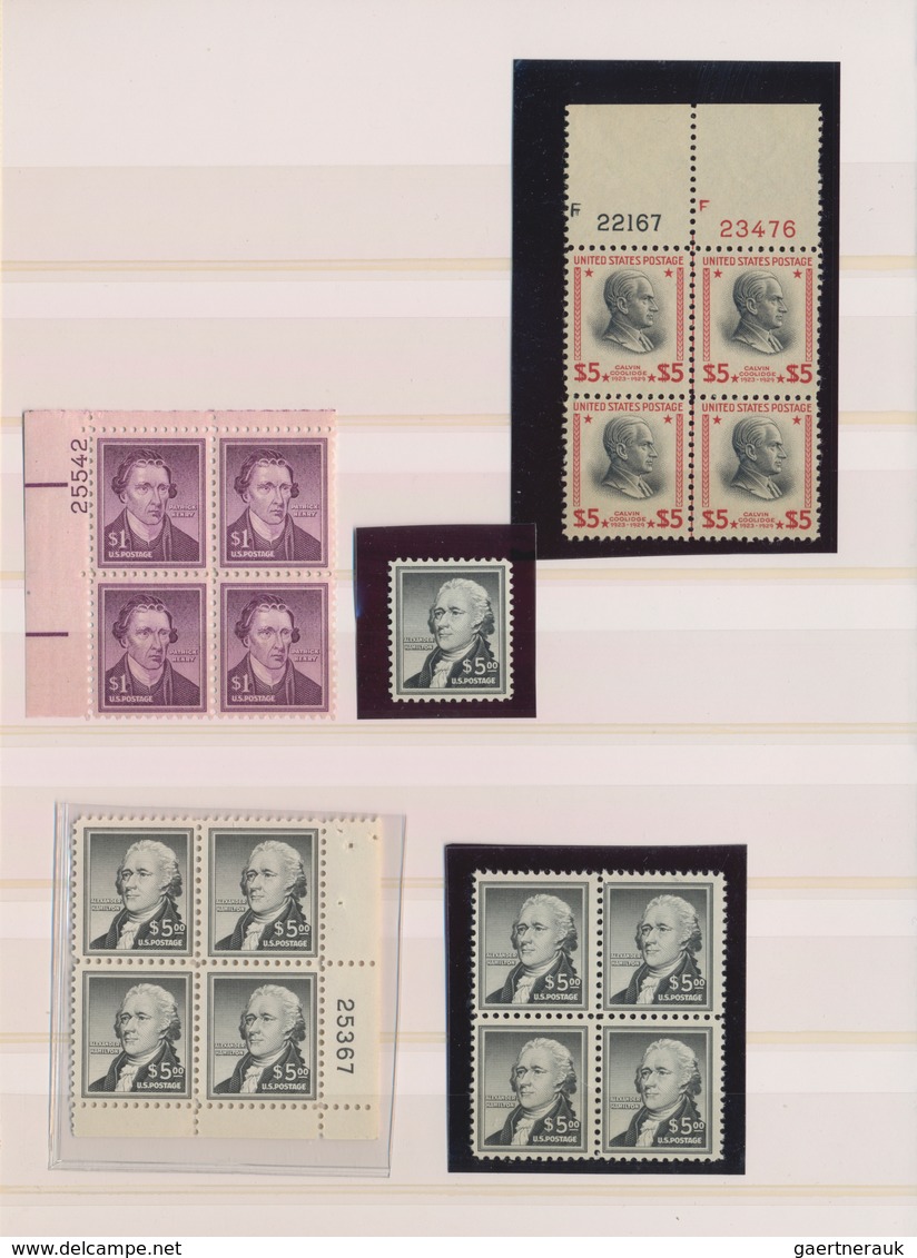 Vereinigte Staaten Von Amerika: 1901-1954, Zusammenstellung Mit Besseren Postfrischen Und Ungebrauch - Covers & Documents