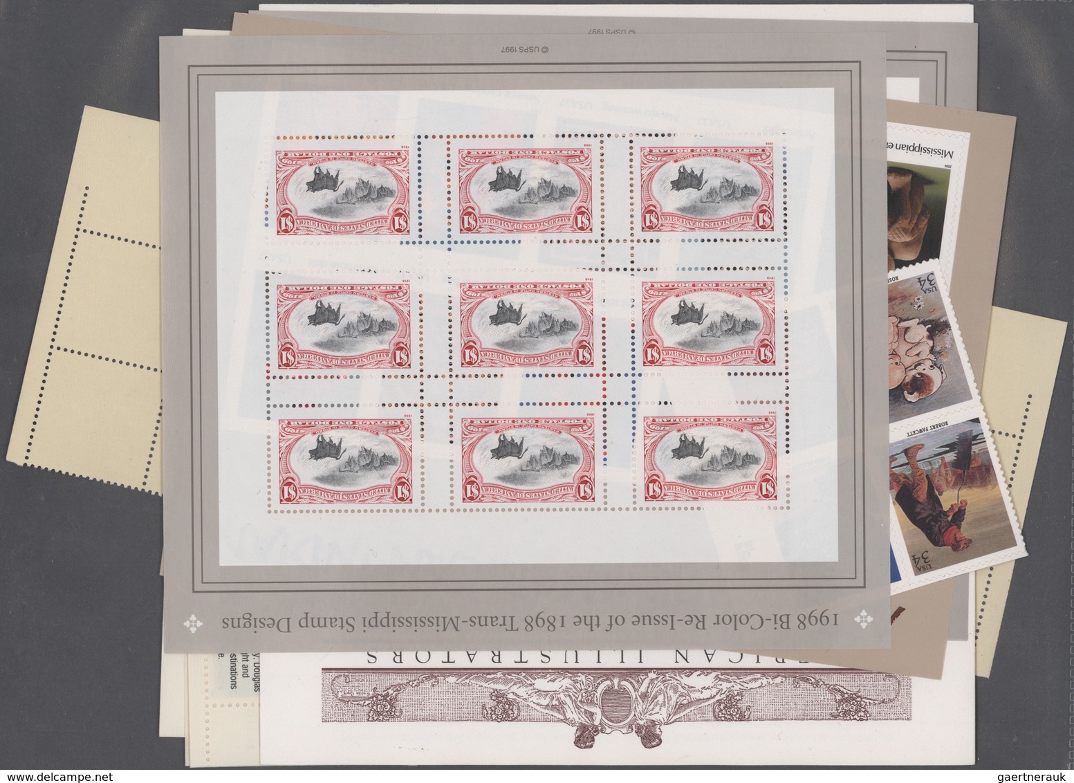 Vereinigte Staaten Von Amerika: 1928/1998 (ca.), Accumulation In A Big Box With Mostly MNH Material - Lettres & Documents