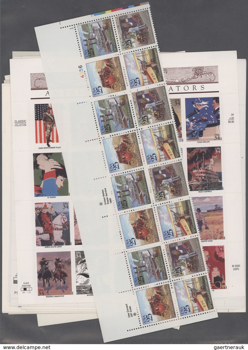 Vereinigte Staaten Von Amerika: 1928/1998 (ca.), Accumulation In A Big Box With Mostly MNH Material - Covers & Documents