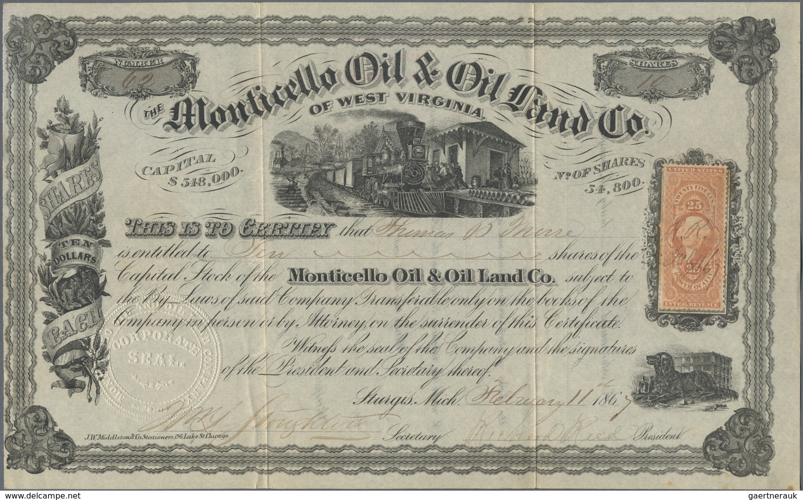 Vereinigte Staaten Von Amerika - Fiskalmarken: 1867/1936, Fiscals On Documents Up To $100 Denominati - Steuermarken