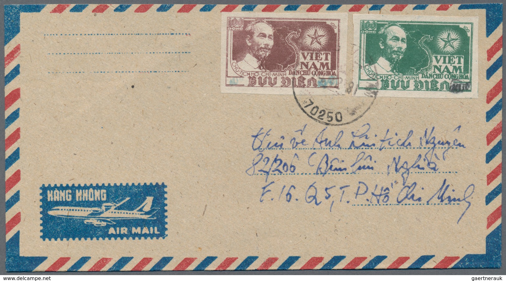 Vietnam-Nord (1945-1975): 1954/80 (ca.), 11 Covers And Card, Including Covers Bearing Surcharged Imp - Viêt-Nam