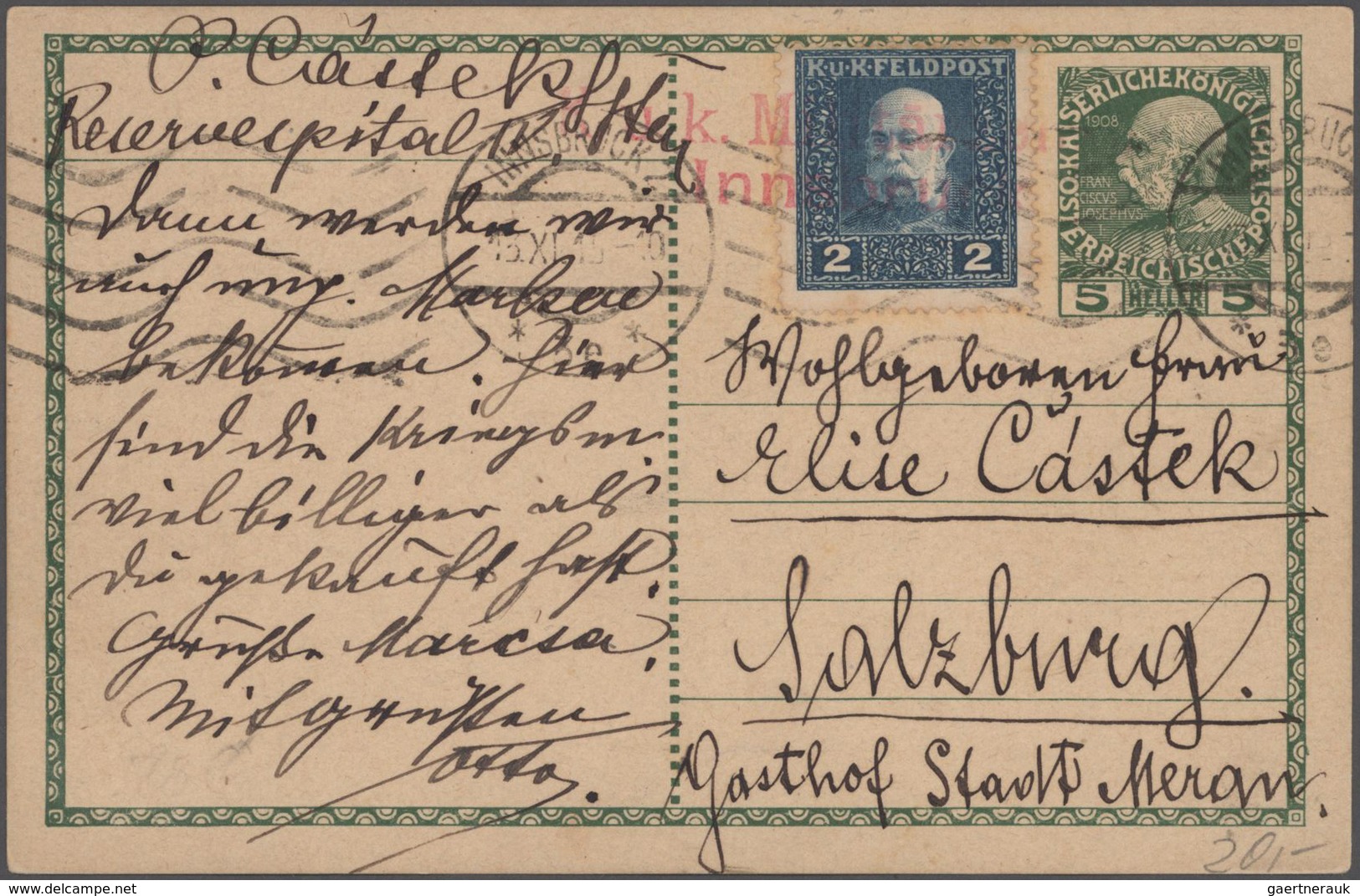Alle Welt: Items Of 145 Covers And Cards In The Postal Stationery Album From Various Countries, Incl - Collections (without Album)