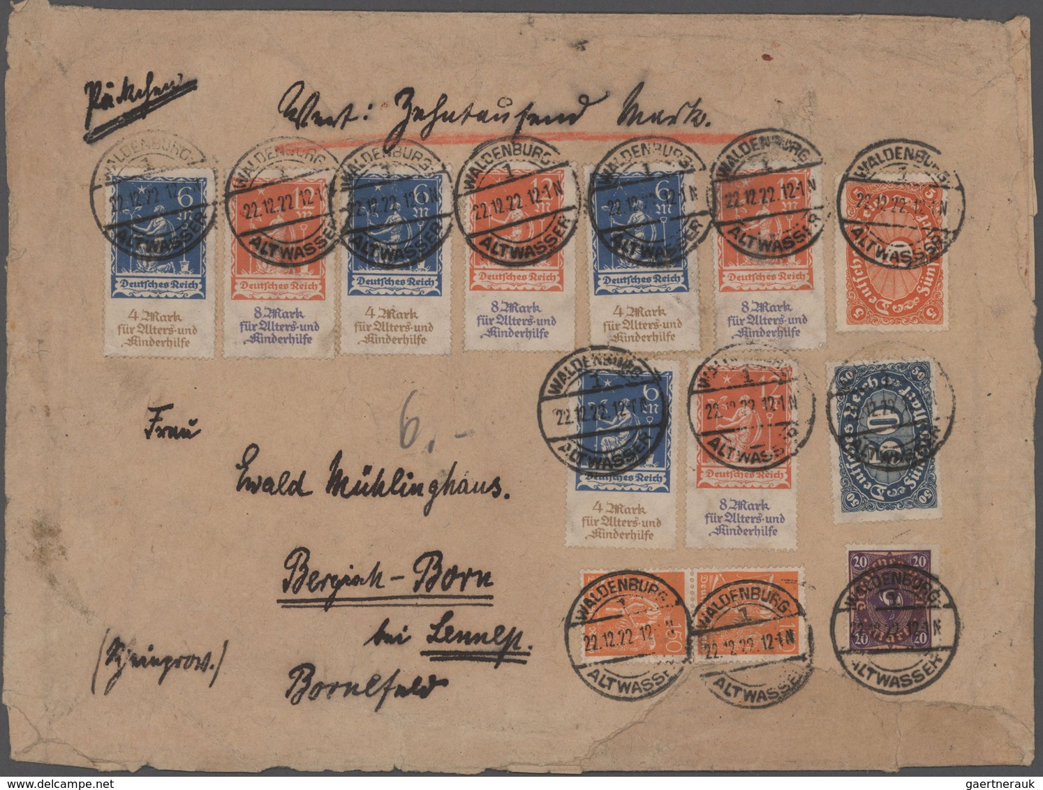 Alle Welt: Items Of 145 Covers And Cards In The Postal Stationery Album From Various Countries, Incl - Collections (sans Albums)