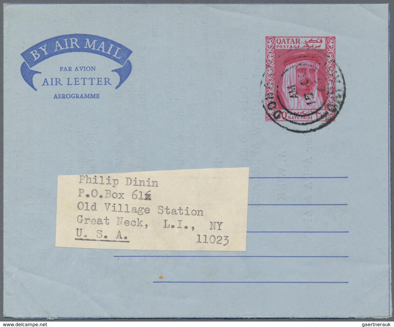 Asien: Gulf States, 1957/2000 (ca.): Dubai 1967/72 (7), Quatar 1957/73 (5), Oman 1971(cover/FDC), Ye - Autres - Asie